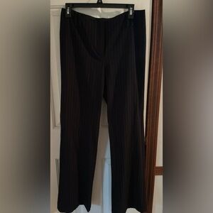 Classic Black Pinstripe Women’s Dress Pants